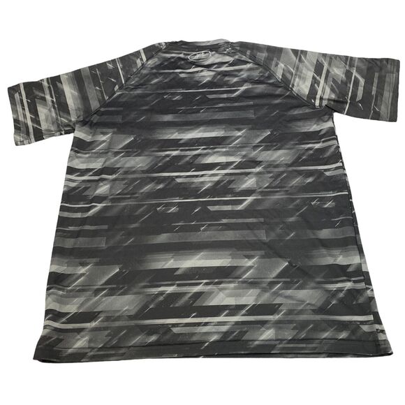 Under armour Tee Shirt Mens Size Medium Gray Tie Dye Heatgear Loose Short Sleeve - Picture 10 of 13